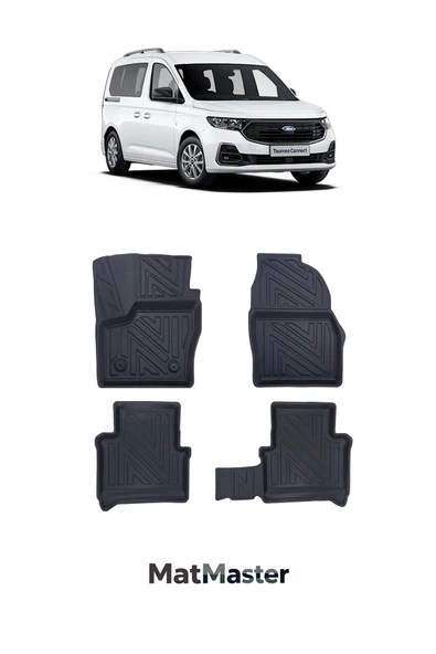 MatMaster Ford Connect 2018 Model 5D Ekstra Havuzlu Paspas ürün görseli 1