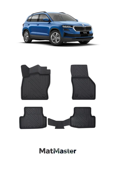 MatMaster Skoda Karoq 2025 Model 5D Ekstra Havuzlu Paspas ürün görseli 1