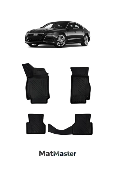 MatMaster Audi A7 2025 Model 5D Ekstra Havuzlu Paspas ürün görseli 1