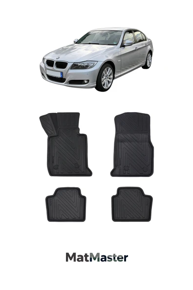 MatMaster Bmw 3 Serisi E90 2007 Model 5D Ekstra Havuzlu Paspas ürün görseli 1