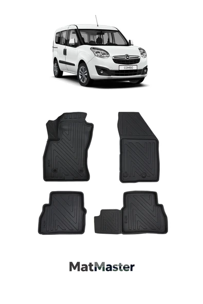 MatMaster Opel Combo 2018 Model 5D Ekstra Havuzlu Paspas ürün görseli 1