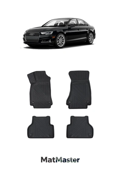 MatMaster Audi A4 2018 Model 5D Ekstra Havuzlu Paspas ürün görseli 1