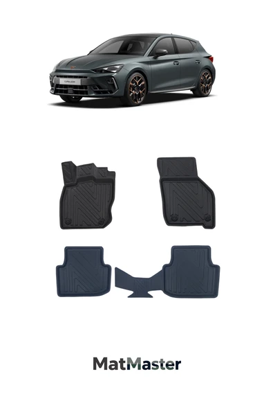 MatMaster Cupra Leon 2024 Model 5D Ekstra Havuzlu Paspas ürün görseli 1