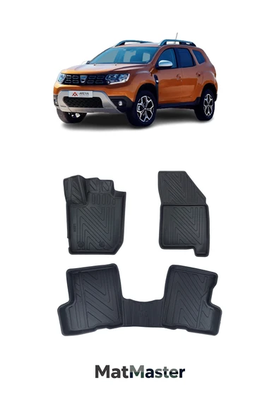 MatMaster Dacia Duster 4x4 2018 Model 5D Ekstra Havuzlu Paspas ürün görseli 1