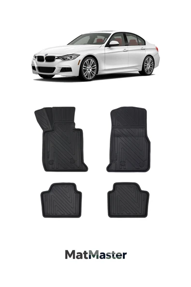 MatMaster Bmw 3 Serisi F30 2014 Model 5D Ekstra Havuzlu Paspas ürün görseli 1