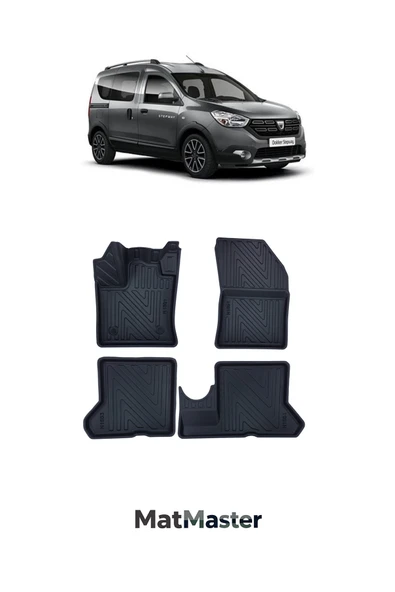 MatMaster Dacia Dokker 2016 Model 5D Ekstra Havuzlu Paspas ürün görseli 1