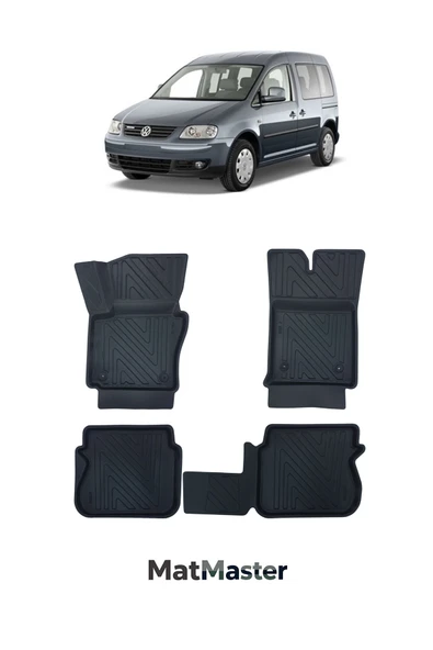 MatMaster Volkswagen Caddy 2009 Model 5D Ekstra Havuzlu Paspas ürün görseli 1