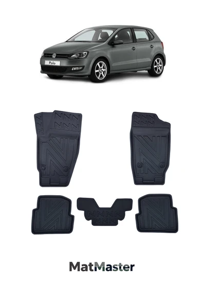 MatMaster Volkswagen Polo 2016 Model 5D Ekstra Havuzlu Paspas ürün görseli 1
