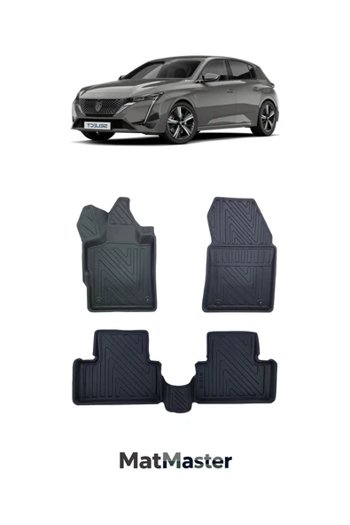 MatMaster Peugeot 308 2022 Model 5D Ekstra Havuzlu Paspas ürün görseli 1