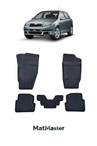 MatMaster Skoda Fabia 1998 Model 5D Ekstra Havuzlu Paspas ürün görseli 1