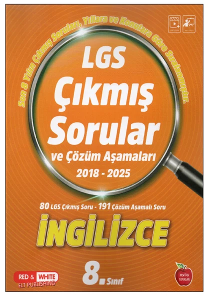 NEWTON 8. SINIF LGS ÇIKMIŞ SORULAR İngilizce (2018-2025) ürün görseli 1