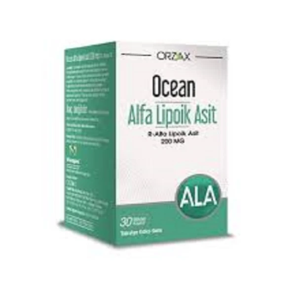 Ocean Alfa Lipoik Asit 200 mg 30 Tablet ürün görseli 1