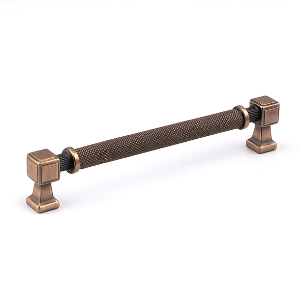 Talas 224 mm Tırtıklı Soft Antik Metal Kulp Kapak Kulpu Dayanıklı Kulpları Mobilya Çekmece Dolap ürün görseli 1
