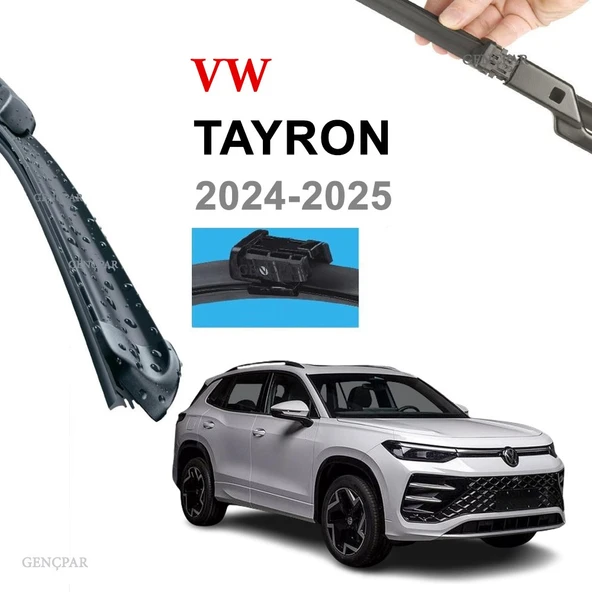 VW VOLKSWAGEN TAYRON ÖN SİLECEK TAKIMI (2 ADET) 2024-2025 ürün görseli 1