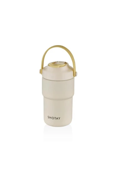 Shotay Askili Mug Pastel Renk 450 Ml.Beyaz ST-8099 ürün görseli 1