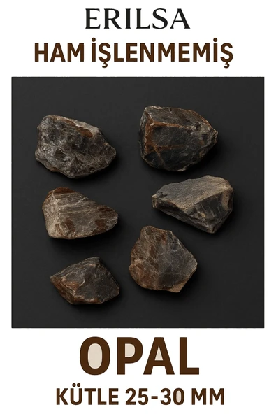 Sertifikalı Ham İşlenmemiş Opal Taşı Kütle 25 30 mm Ham Doğal Enerji Taşı ürün görseli 1