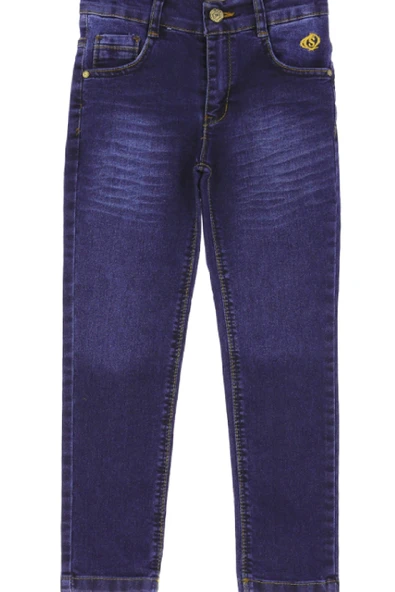 Erkek Çocuk Likralı Esnek Belli Jean Pantolon 13-17 Yaş 12368 ürün görseli 1