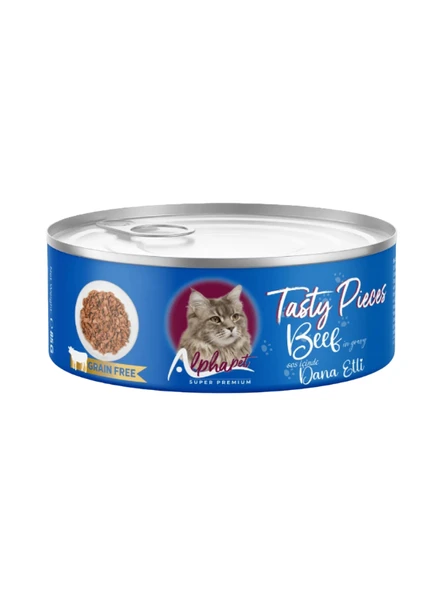 Alpha Pet Yetişkin Kedi Soslu Gourmet Biftekli 100 Gr ürün görseli 1