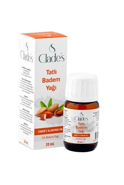 Clades Tatlı Badem Yağı 20 Ml ürün görseli 1