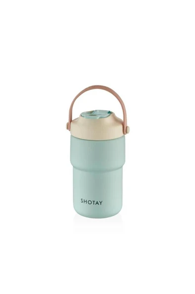 Shotay Askili Mug Pastel Renk 450 Ml. Mavi ST-8099 ürün görseli 1