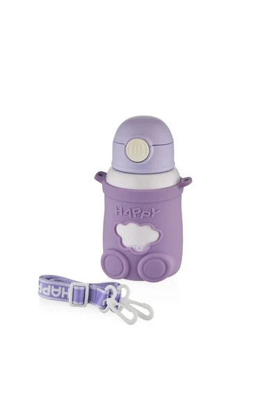 Shotay Happy Everyday Termos Matara 480 Ml. Mor ST-8816 ürün görseli 1