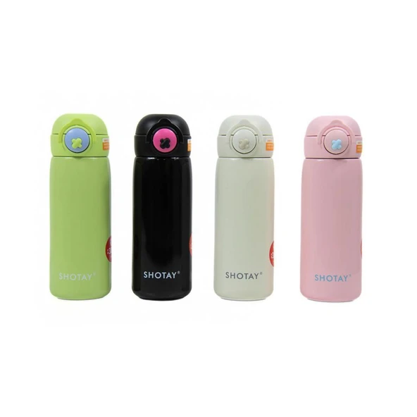 Shotay Termos Matara 430 Ml. Siyah Sht-St-8186 - Resim 2