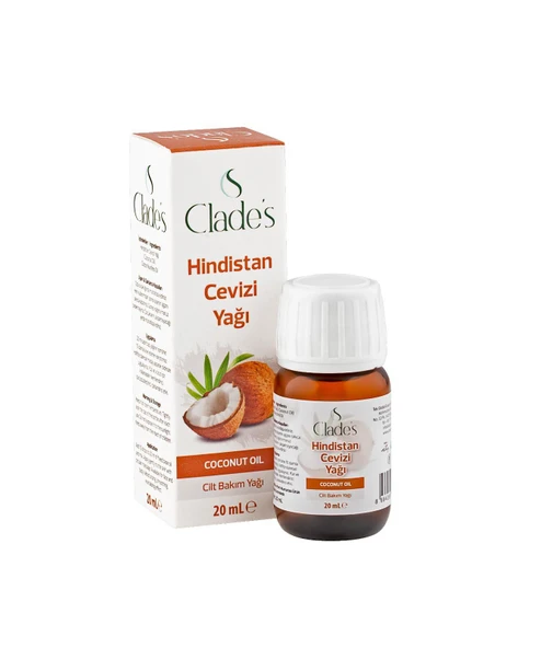 Clades Hindistan Cevizi Yağı 20 Ml ürün görseli 1