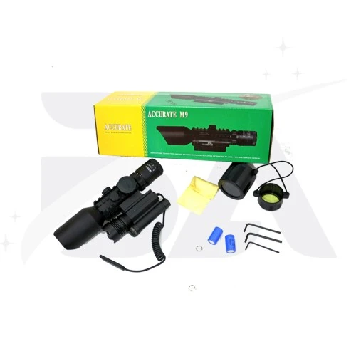 3-10x42 NK Zoomlu Dürbün Lazeri Zenon Fenerli M9 ürün görseli 1