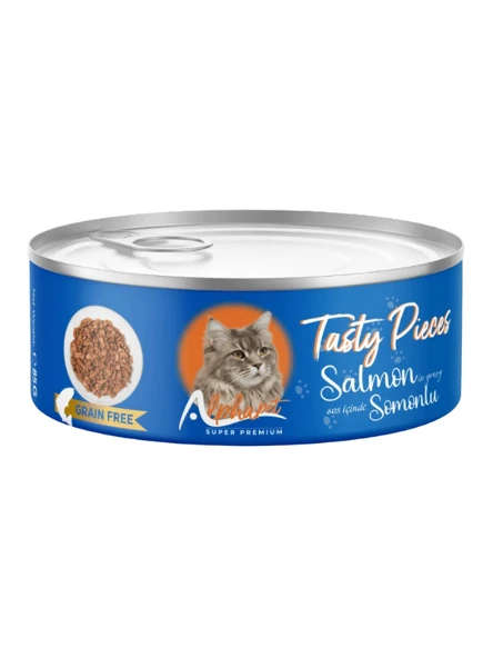 Alpha Pet Yetişkin Kedi Soslu Gourmet Somonlu 100 Gr ürün görseli 1