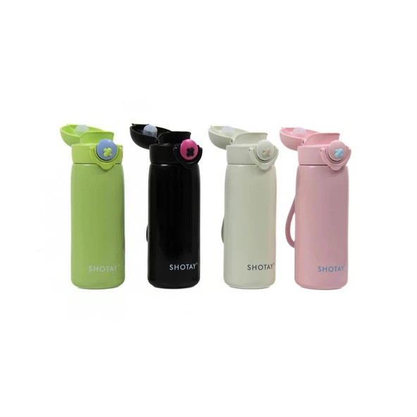 Shotay Termos Matara 430 Ml. Siyah Sht-St-8186 - Resim 3