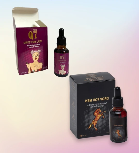 Q7 Vip Set Erkekler ve Kadinlara Özel Takviye & Destek Damla 30ML ürün görseli 1