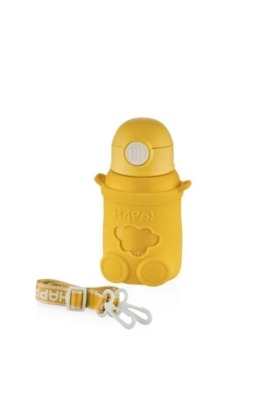 Shotay Happy Everyday Termos Matara 480 Ml. Sarı ST-8816 ürün görseli 1