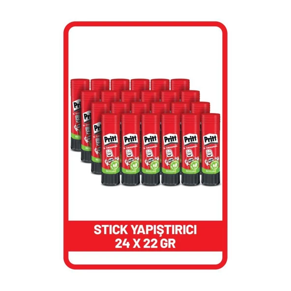 Pritt Stick Yapıştırıcı 22 Gr. (56102) - 24 Adet ürün görseli 1