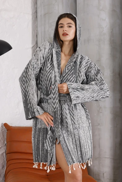 Tonna Black Bathrobe ürün görseli 1