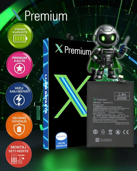 POCO M4 Pro 4G Uyumlu Batarya Xpremium Pil Süper Yüksek Kalite 5000 mAh BN5D ürün görseli 1