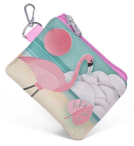 Coral High Flamingo Kız Çocuk Bozuk Para Çantası ürün görseli 1