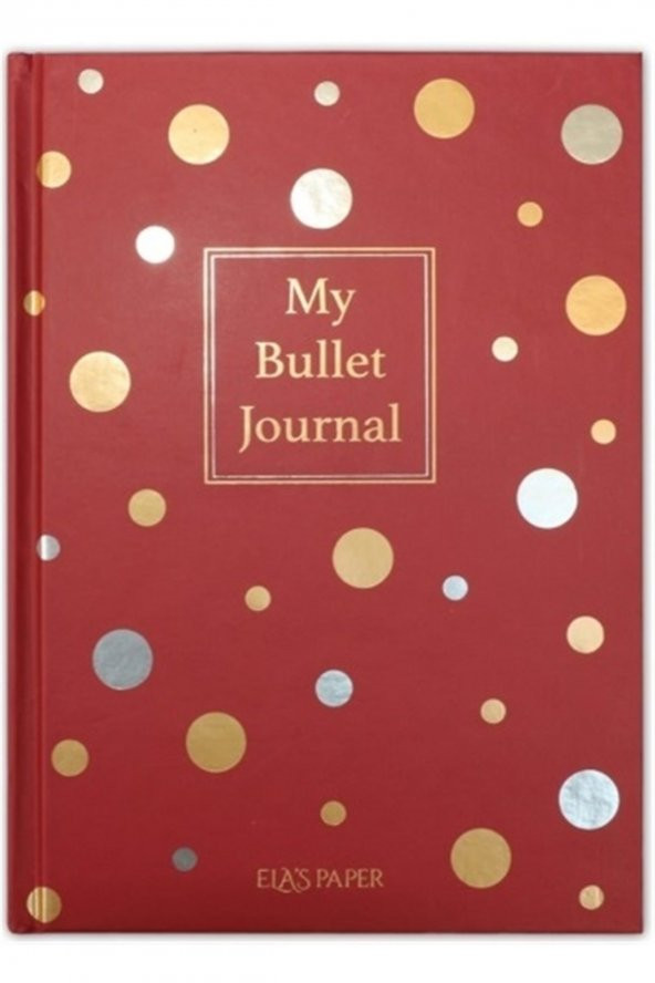 My Bullet Journal Defter (confetti Kırmızı) ürün görseli 1