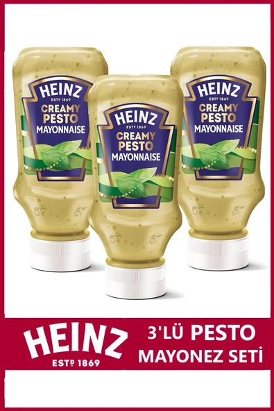 Heinz Pesto Mayonez 225 gr x 3 Adet ürün görseli 1