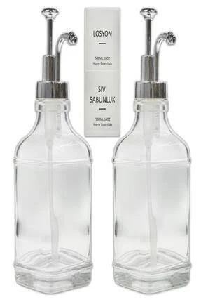 Cam Sıvı Sabunluk Losyonluk Krom - Resim 2
