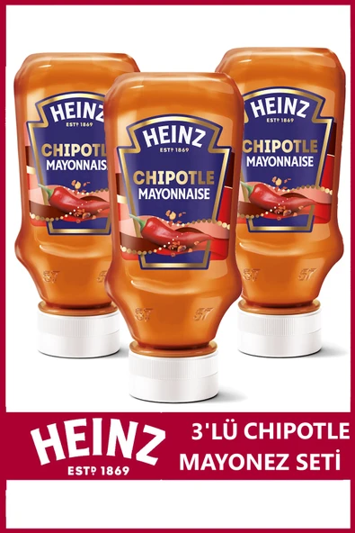 Heinz Chipotle Mayonez 225 gr x 3 Adet ürün görseli 1
