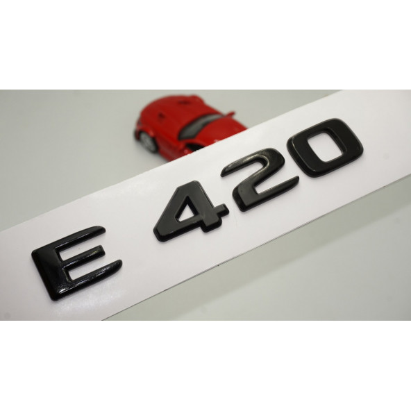 E 420 Bagaj Parlak Siyah ABS 3M 3D Yazı Logo ürün görseli 1