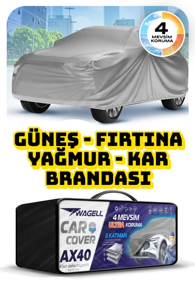 Audi TT 2014 Ve Sonrası Uyumlu AX40 Araba brandası - oto çadır örtü ürün görseli 1