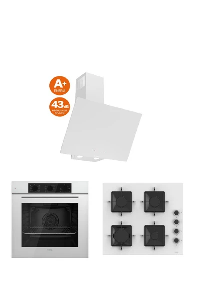 Ferre  Ferre  Flowart (QBL62CB-SS206-D078)Ankastre Set ürün görseli 1