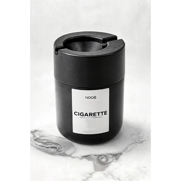 Siyah Cam Küllük - Resim 2