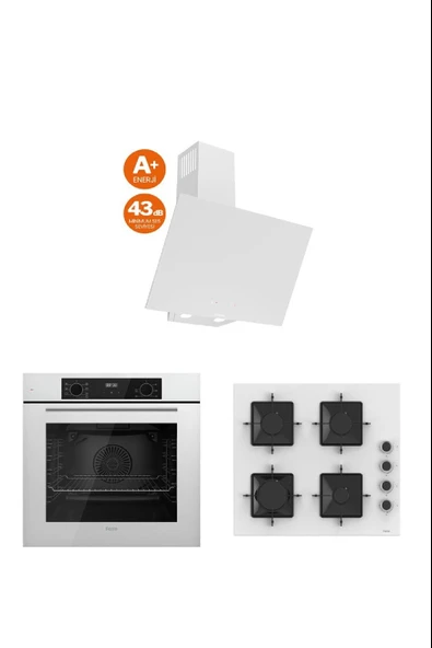 Ferre Ferre Flowart Serisi (QBL63CB-SS206-D078) Ankastre Set ürün görseli 1