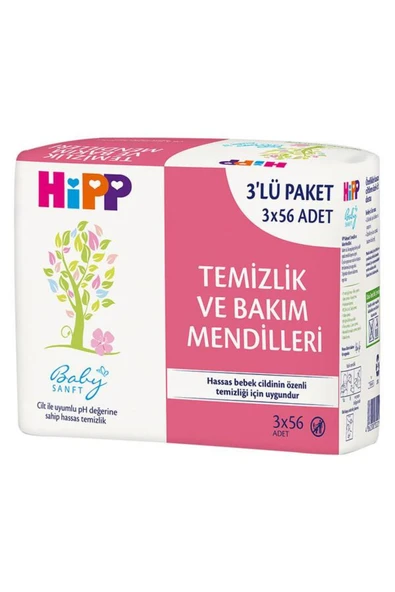 Babysanft Temizlik Bakım Mendilleri 56lı x 3 Adet ürün görseli 1