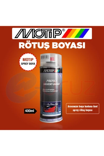Motip Renault D69 Platin Gri Sprey Rötüş Boyası 400 ml ürün görseli 1