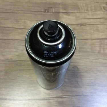 Motip Carat Ral 9005 Parlak Siyah Akrilik Boya 400 ml Germany ürün görseli 1