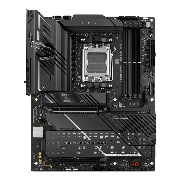 ASUS ROG STRIX X870E-H GAMING WIFI7, 4xDDR5, 4xM.2, DP, HDMI, Type-C, PCIe 5.0, Wi-Fi 7, Bluetooth v5.4, AM5 Soket GAMING Anakart ürün görseli 1