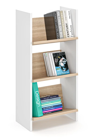 Derga 3 Raflı Kitaplık - Resim 6